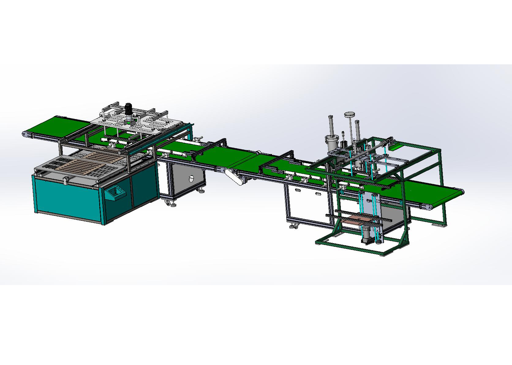 TC-9038SBack-lit Panel Automatic Glue Dispensing and PCB Sticking Solution